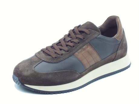 Nero Giardini NeroGiardini I500901U Arold T. Moro Sneakers per Uomo in pelle e nabuk con lacci Arold T. Moro