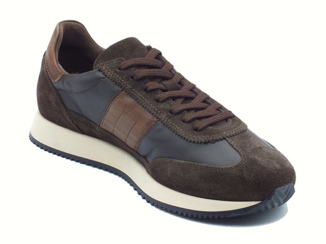 Nero Giardini NeroGiardini I500901U Arold T. Moro Sneakers per Uomo in pelle e nabuk con lacci Arold T. Moro