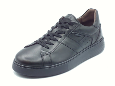 Nero Giardini NeroGiardini I500970U Guanto Nero Sneakers Sportive per Uomo in pelle con lacci Nero