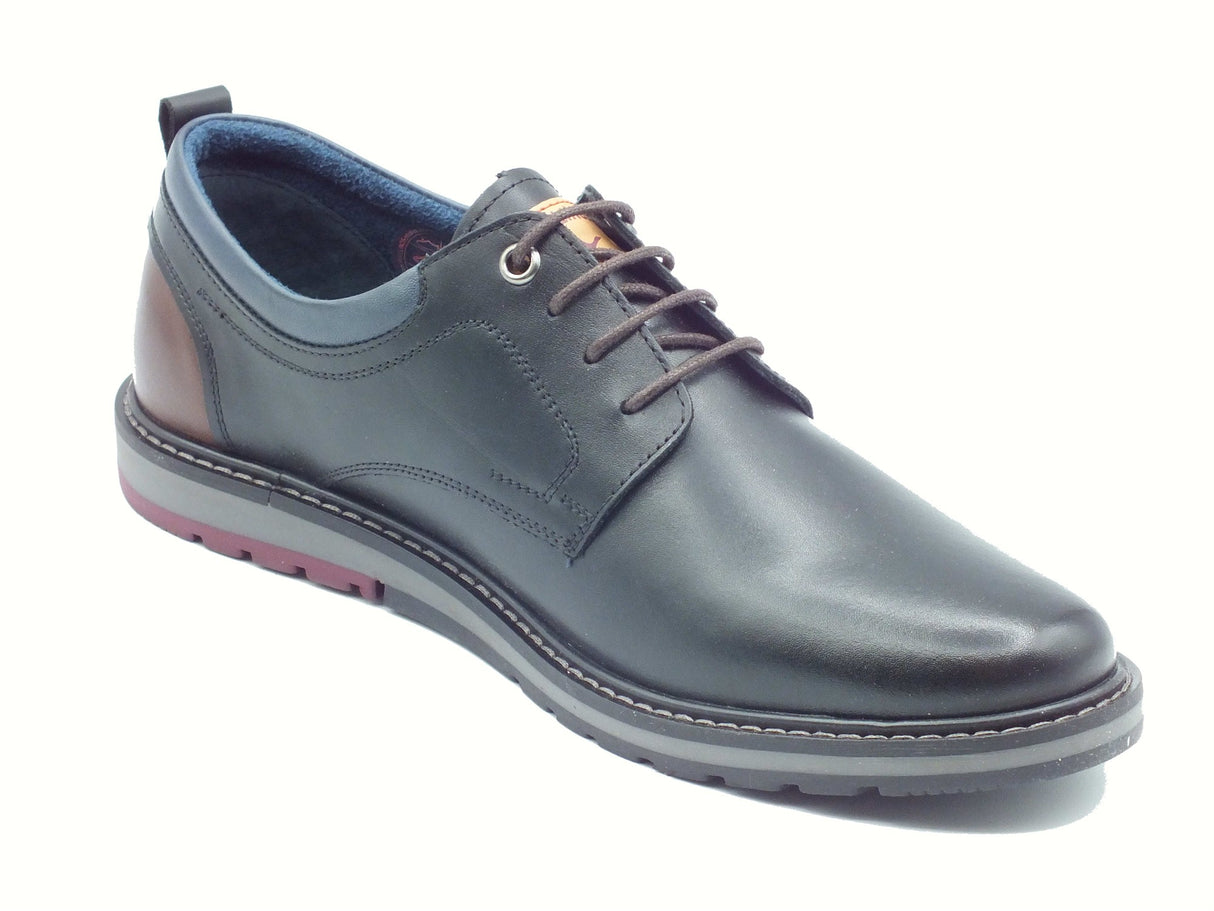Pikolinos Pikolinos 4183C1 Berna Black Scarpe per Uomo in pelle con lacci Black