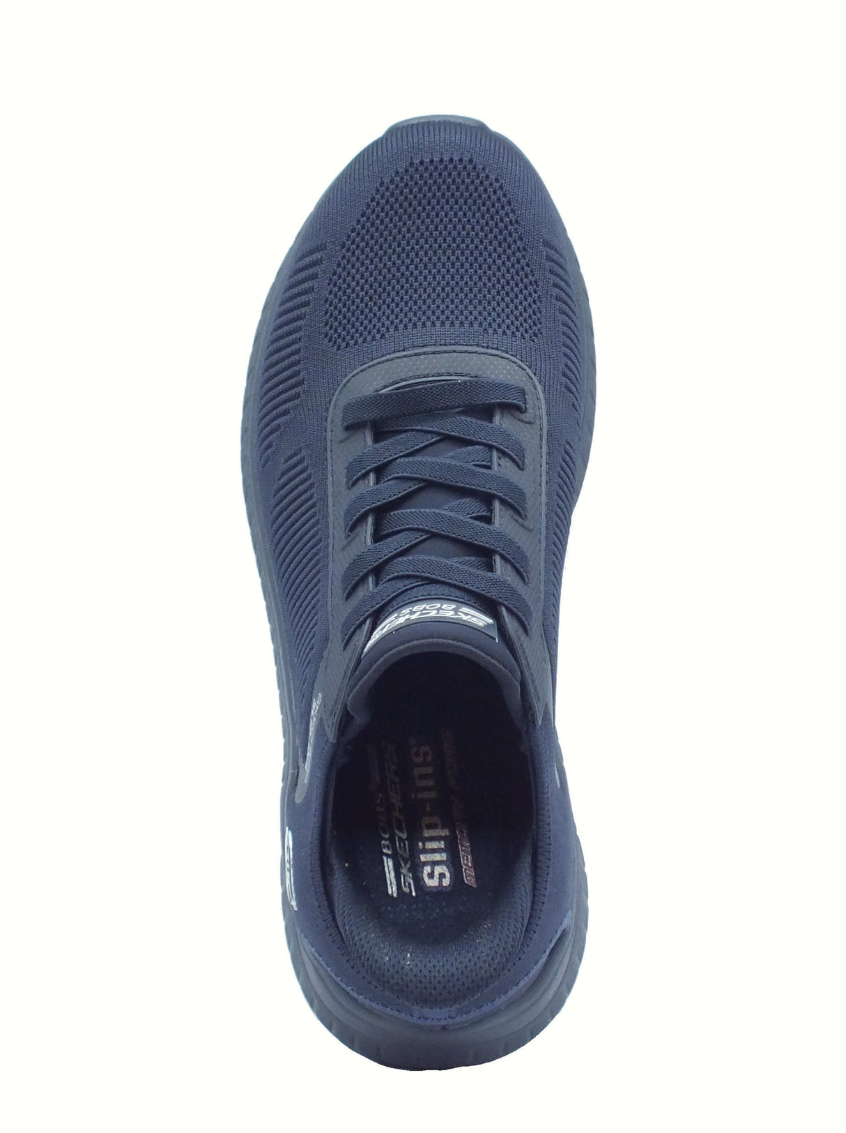 Skechers Skechers 118312 Bobs Squad Chaos Solid Step Dark Navy Scarpe Sportive per Uomo in tessuto blu Dark Navy