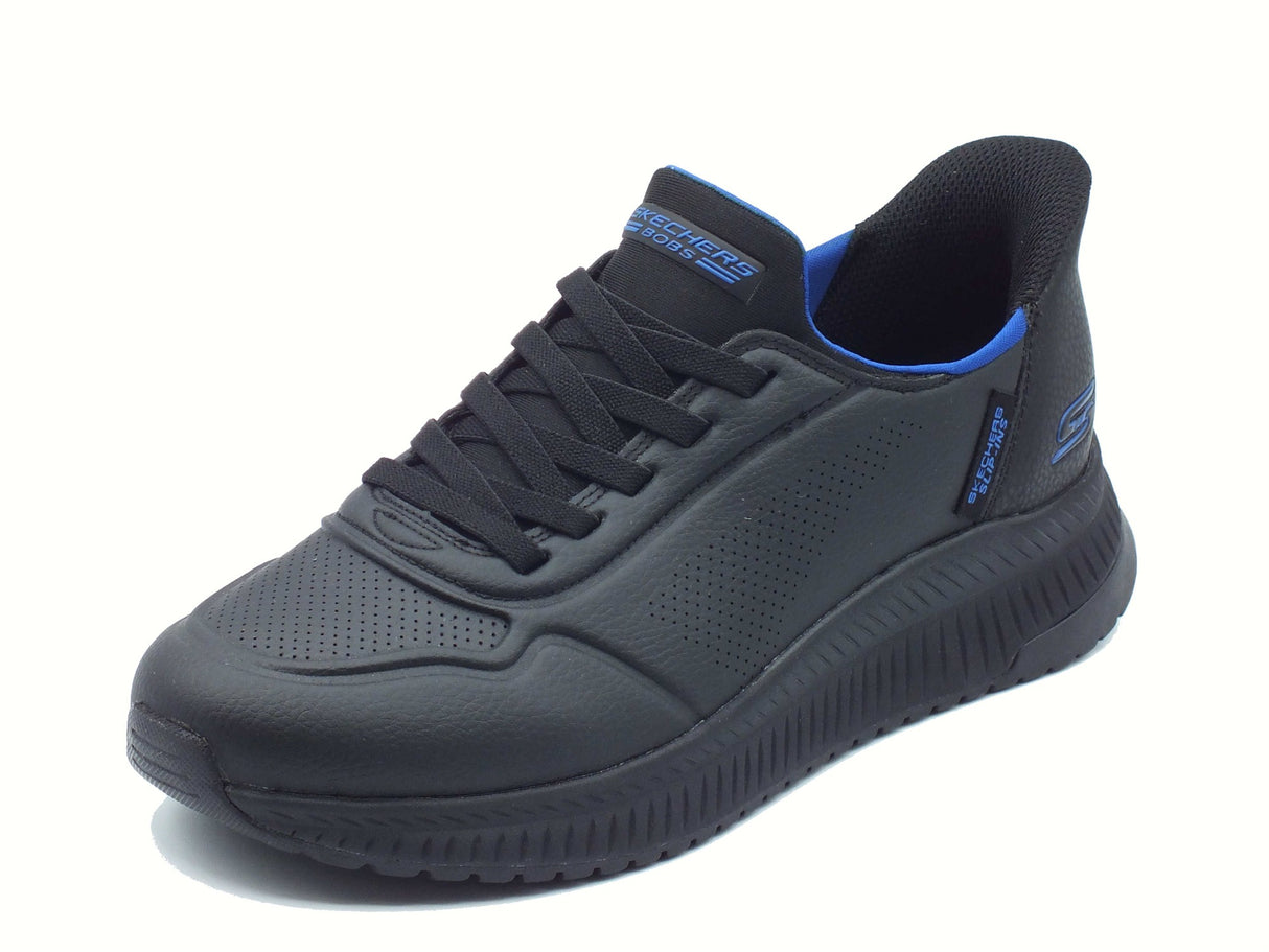 Skechers Skechers 118424 Bobs Squad Direct Step Black Scarpe Sportive per Uomo in sintetico nero Black