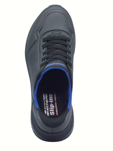 Skechers Skechers 118424 Bobs Squad Direct Step Black Scarpe Sportive per Uomo in sintetico nero Black