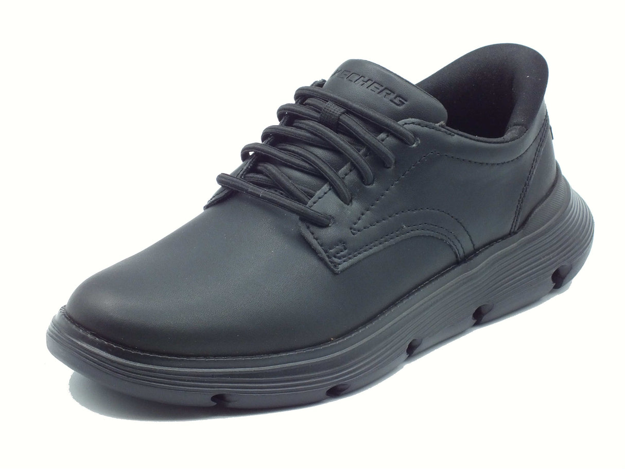 Skechers Skechers Slip-Ins 205353 Garza Duran Black Scarpe per uomo in ecopelle nera Black