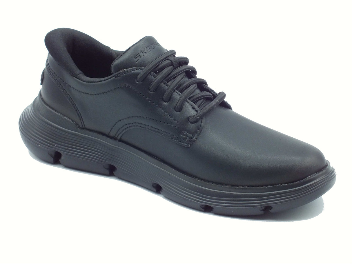 Skechers Skechers Slip-Ins 205353 Garza Duran Black Scarpe per uomo in ecopelle nera Black
