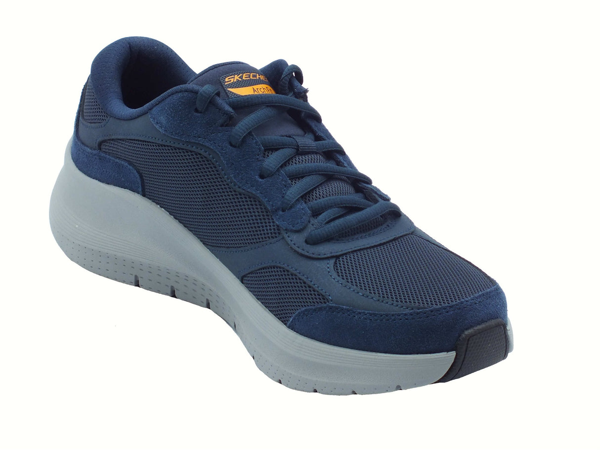 Skechers Skechers 232702 Arch-Fit The Keep Navy Scarpe Sportive per Uomo in tessuto blu Navy
