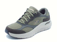 Skechers Skechers 232702 Arch-Fit The Keep Olive Scarpe Sportive per Uomo in tessuto verde Olive