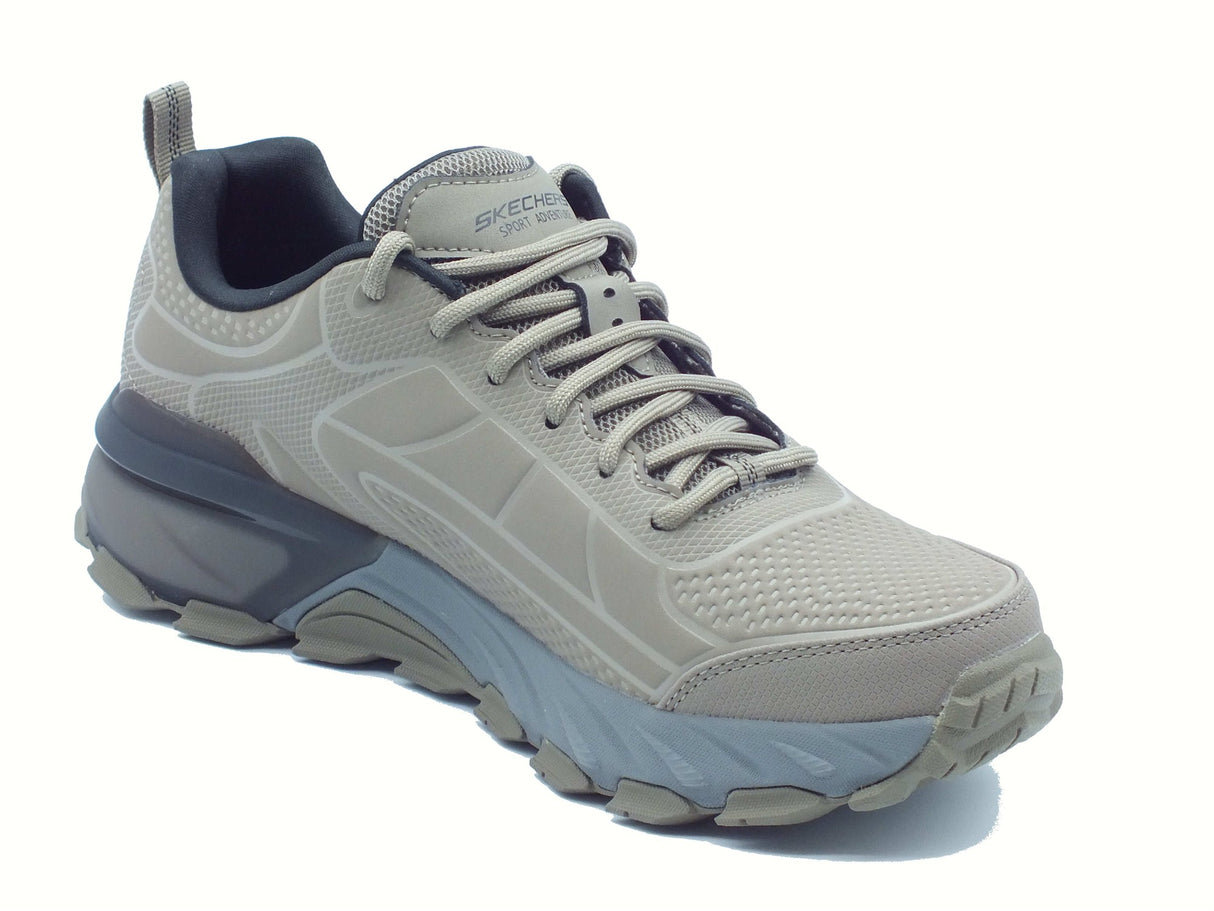 Skechers Skechers 237672 Max Protect Ironguard Taupe Scarpe sportive per Uomo in pelle con memory Taupe