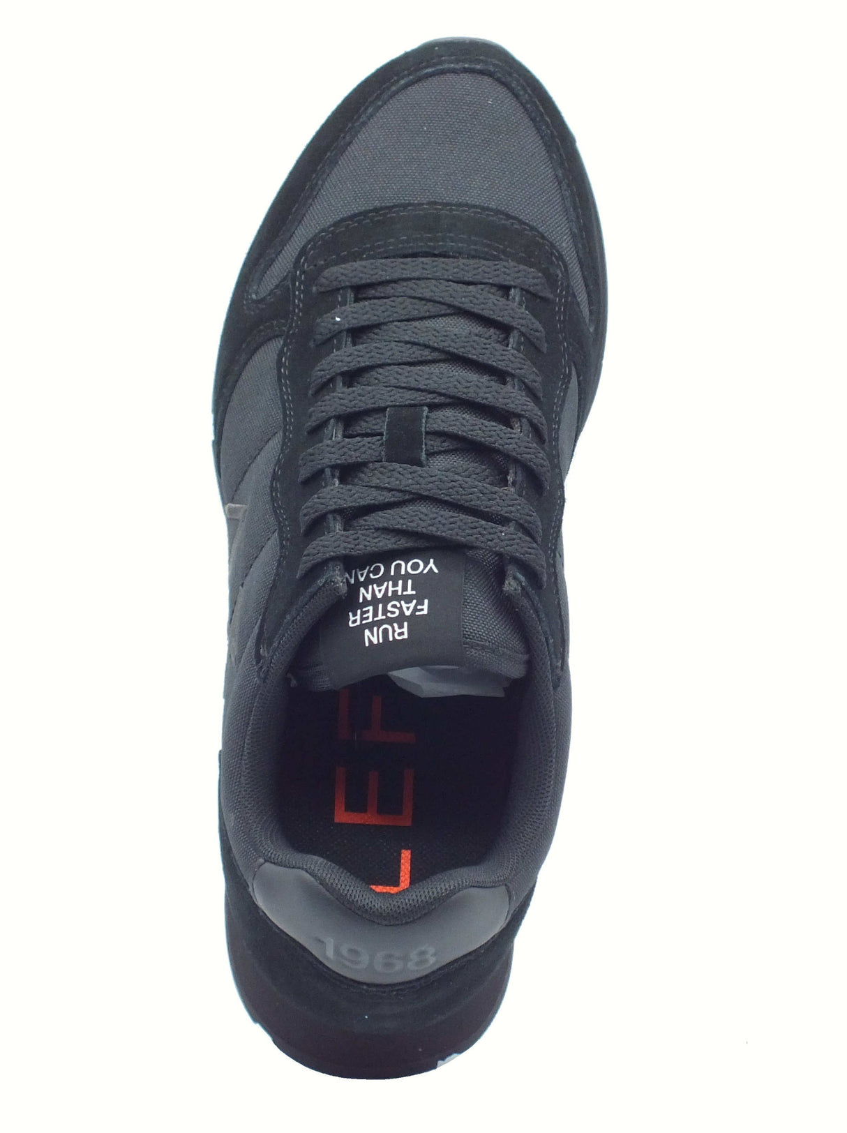 SUN68 SUN68 Z45101 Tom Solid Nero Scarpe Sportive per Uomo in nabuk e tessuto Nero