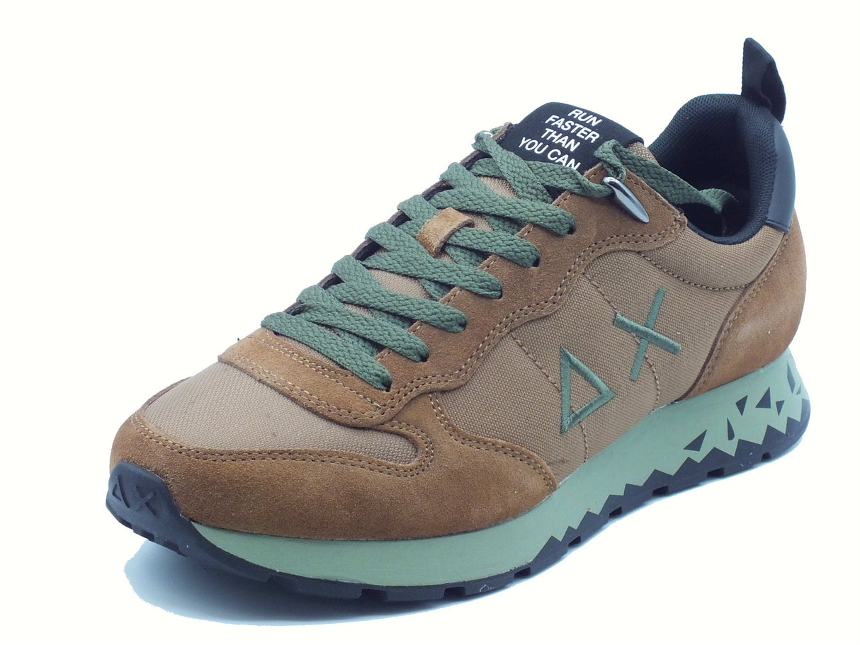 SUN68 SUN68 Z45104 Tom Snake Volpe Scarpe Sportive per Uomo in nabuk e tessuto Volpe