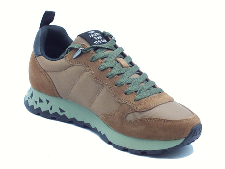 SUN68 SUN68 Z45104 Tom Snake Volpe Scarpe Sportive per Uomo in nabuk e tessuto Volpe