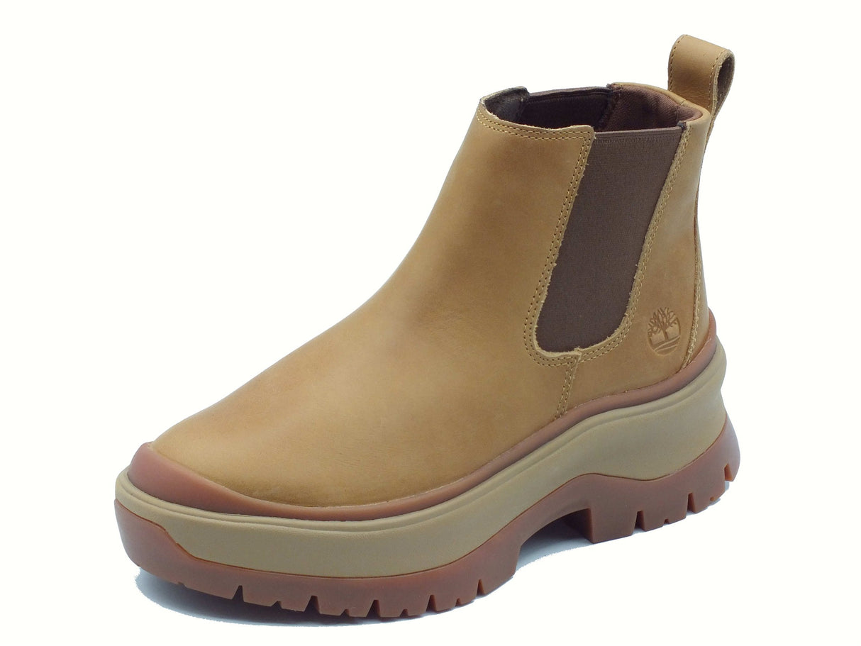 Timberland Timberland 0A28XM Roxie Lane Chelsea Brown Scarponcini per Donna in pelle marroncina Brown