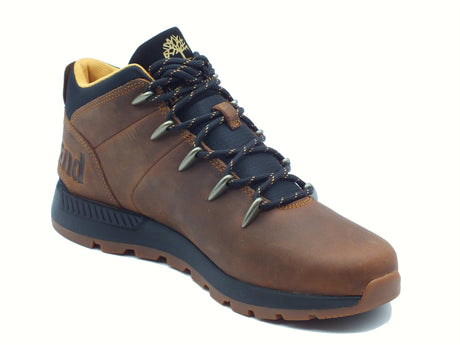Timberland Timberland 0A67TG Sprint Trekker Mid CatHay Scarponcini per Uomo in pelle testa di moro CatHay