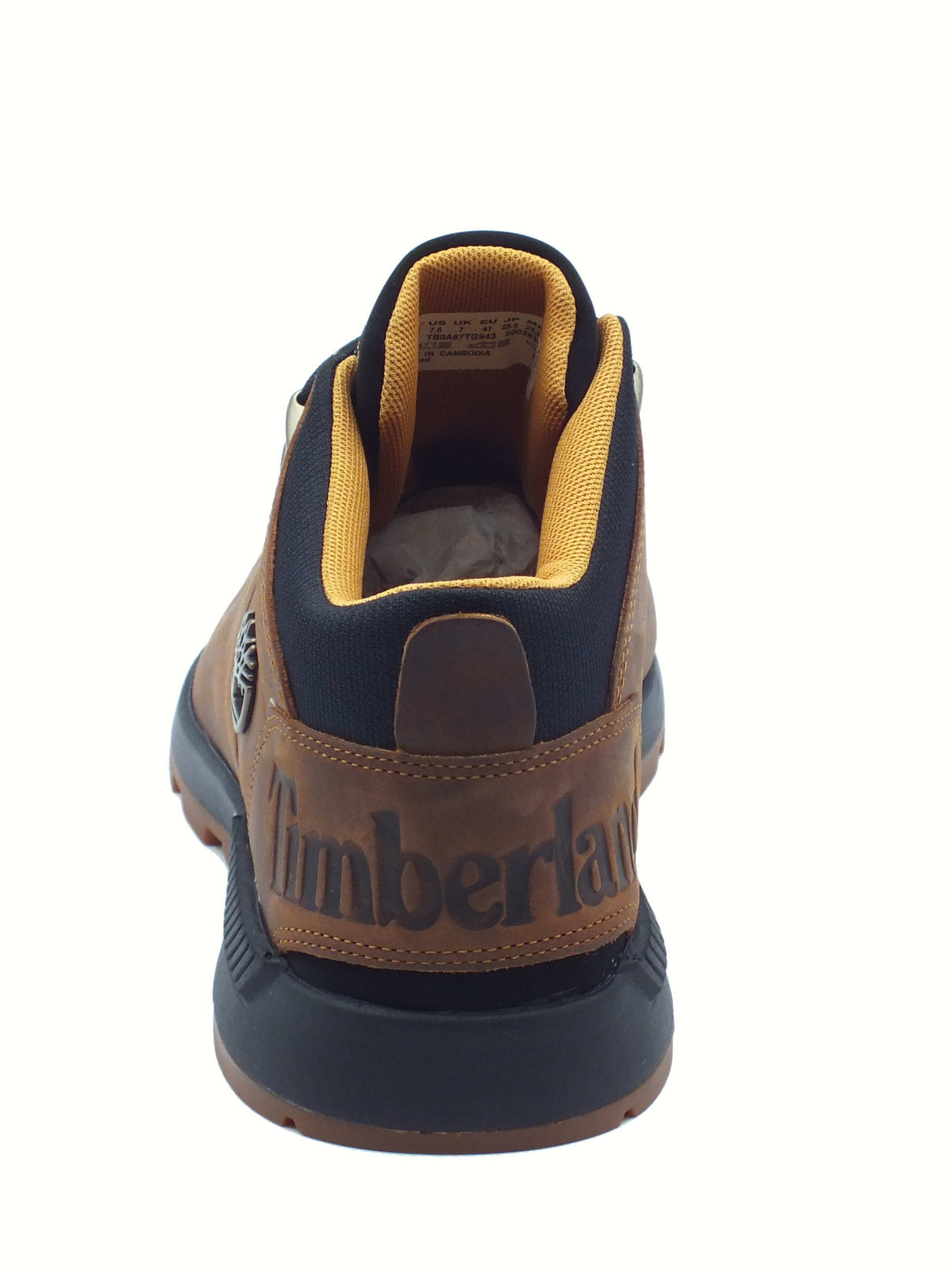 Timberland Timberland 0A67TG Sprint Trekker Mid CatHay Scarponcini per Uomo in pelle testa di moro CatHay