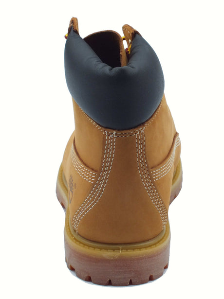Timberland Timberland 110361 Premium 6 Lace Wheat Scarponcini Donna in nabuk arancio Wheat