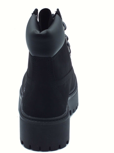 Timberland Timberland 1A5RH5 Stone Street Black Scarponcini Donna in nabuk nero Black