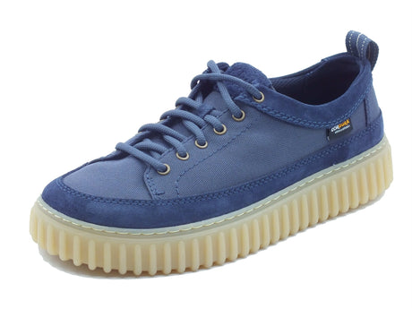 Clarks Clarks Scarpe Uomo Torhill Lace Navy pelle blu Navy