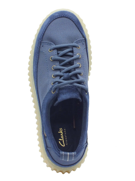 Clarks Clarks Scarpe Uomo Torhill Lace Navy pelle blu Navy