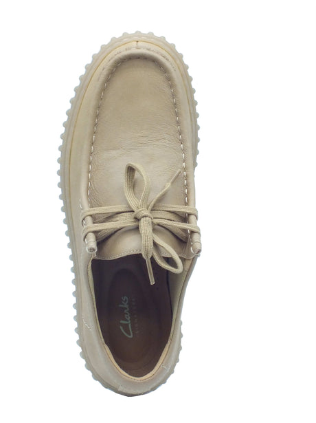 Clarks Clarks Scarpe Uomo Torhill Lo Darl Sand Lea pelle marrone Dark Sand Suede