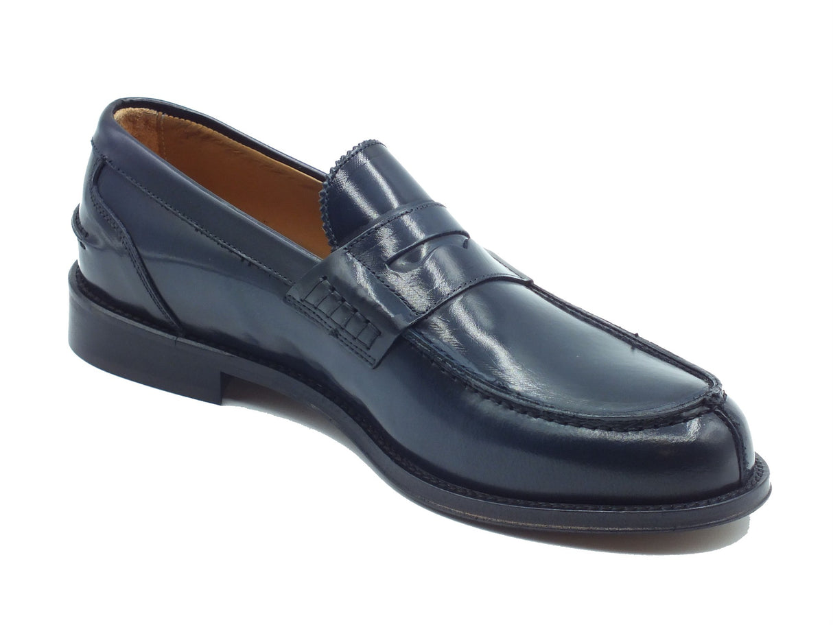 Exton Exton Mocassini Uomo 102 Abrasivato Blue pelle blu Blue