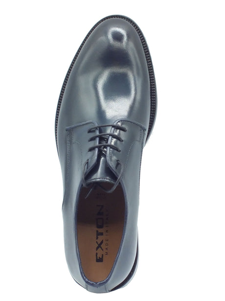 Exton Exton Eleganti Uomo 1374 Abrasivato Blue pelle blu Blue