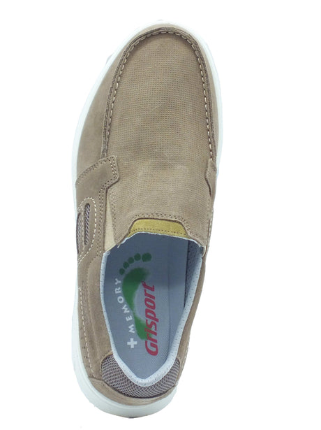 Grisport Grisport Mocassini Uomo 44603M26T Mandorla Moc pelle marrone Mandorla Moc