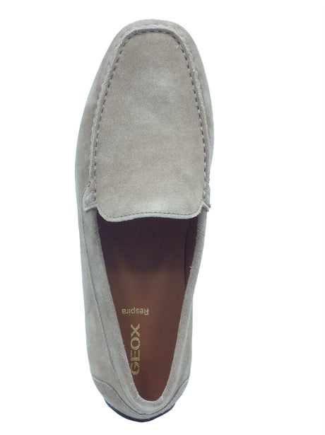 Geox Geox Mocassini Uomo U653KC U ISTRIA Dove Grey pelle beige Dove Grey
