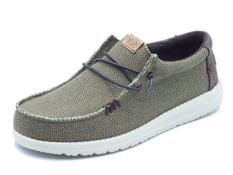 Hey Dude Hey Dude Scarpe Uomo 40003 Wally Braided Burnt Olive sintetico verde Olive
