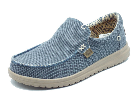 Hey Dude Hey Dude Mocassini Uomo 40124 Mikka Braided Deep Blue sintetico blu Deep Blue