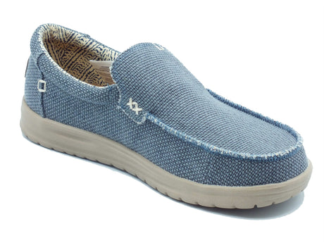 Hey Dude Hey Dude Mocassini Uomo 40124 Mikka Braided Deep Blue sintetico blu Deep Blue