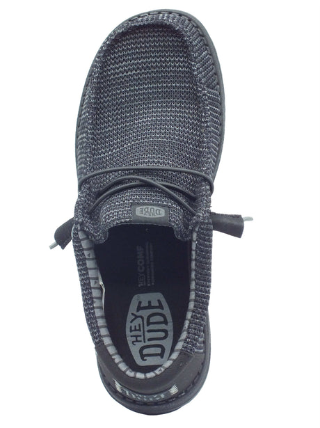 Hey Dude Hey Dude Scarpe Uomo 41898 Wally Strecht Sox Black sintetico nero Black