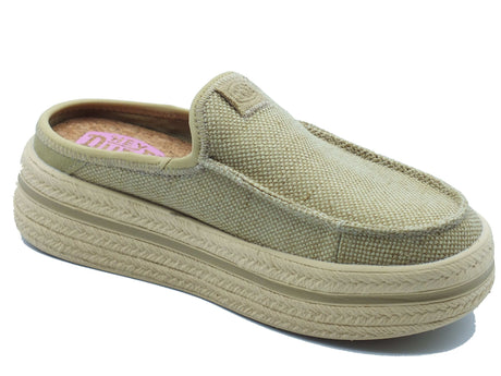Hey Dude Hey Dude Sabot Donna 45228 Austin Lift Espadrille Olive Grey sintetico verde Olive Grey