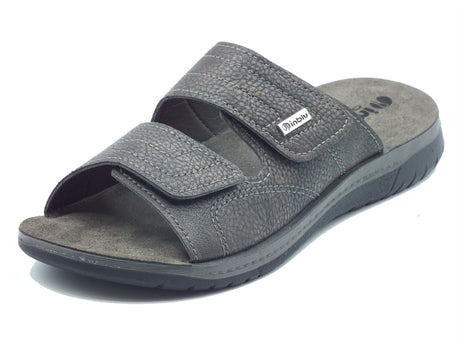 InBlu InBlu Ciabatte Uomo ID000020 Nero pelle nero Nero