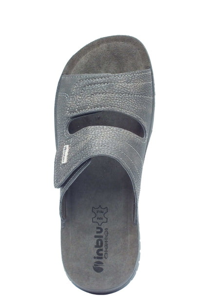 InBlu InBlu Ciabatte Uomo ID000020 Nero pelle nero Nero