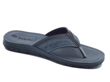 InBlu InBlu Infradito Uomo VT00015 Blu pelle blu Blu