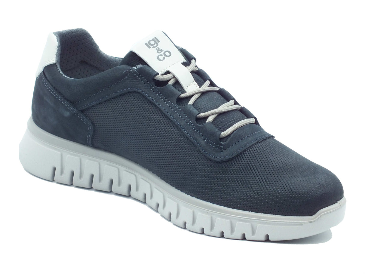 Igi&Co Igi&Co Scarpe Uomo 1111111 Nabuk Blu pelle blu Blu