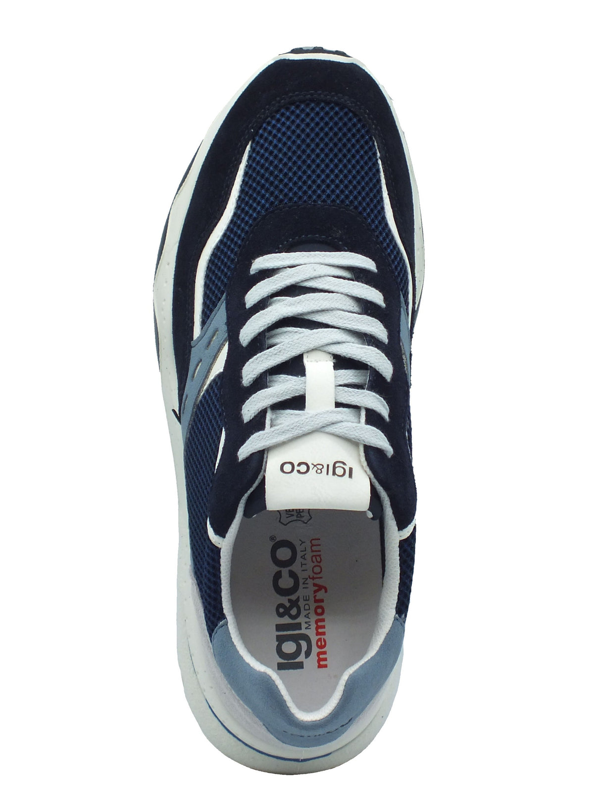 Igi&Co Igi&Co Scarpe Uomo 1115800 Scam. Rete Blu pelle blu Blu