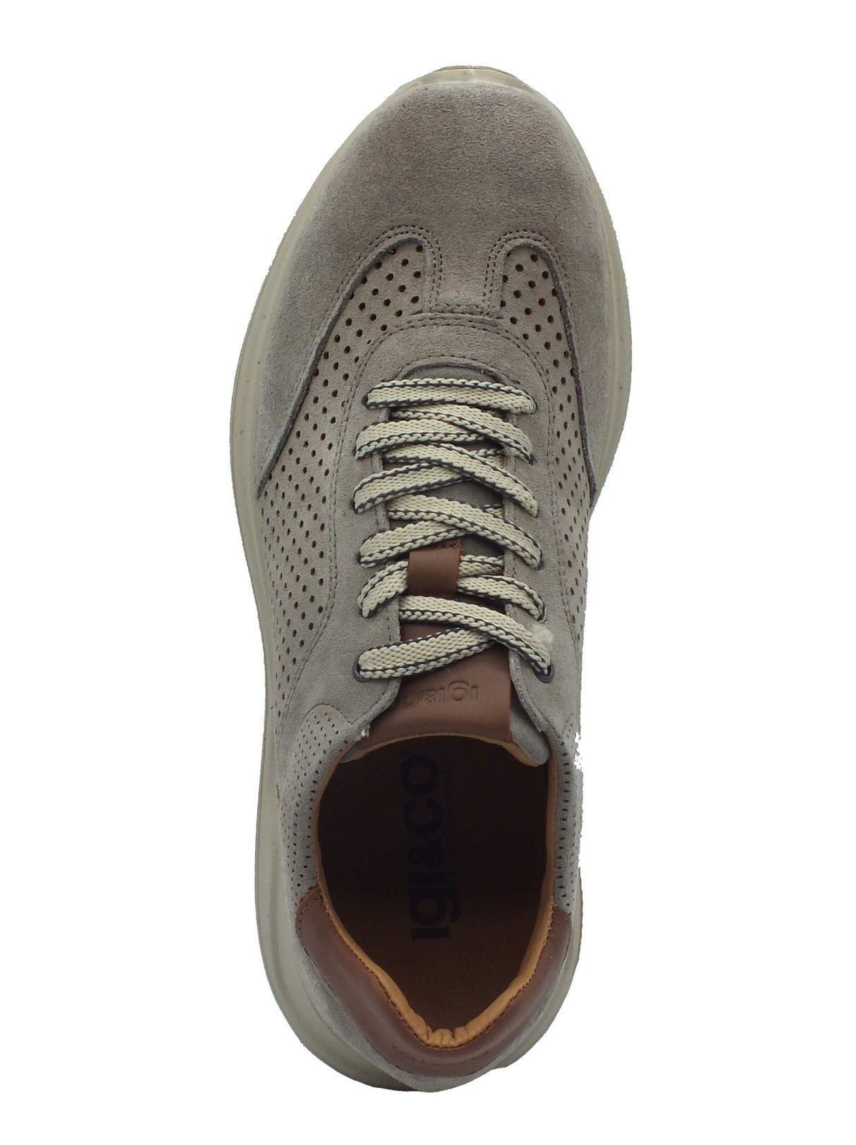 Igi&Co Igi&Co Scarpe Uomo 1118322 Scam. Peltro pelle grigio Peltro