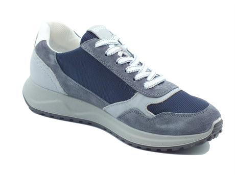 Igi&Co Igi&Co Scarpe Uomo 1118600 Scam. Jeans pelle blu Jeans