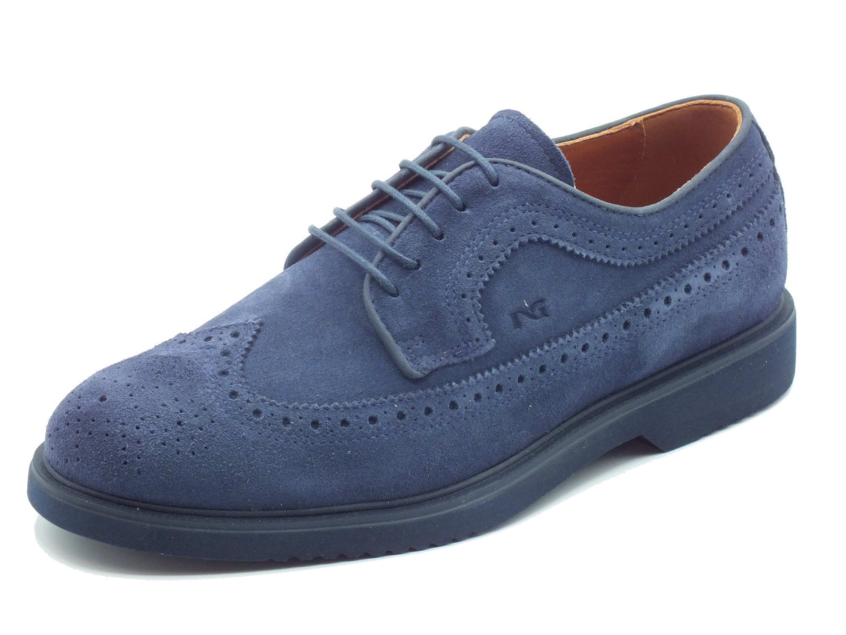 Nero Giardini Nero Giardini Eleganti Uomo E500611U Colorado Indaco pelle blu blu