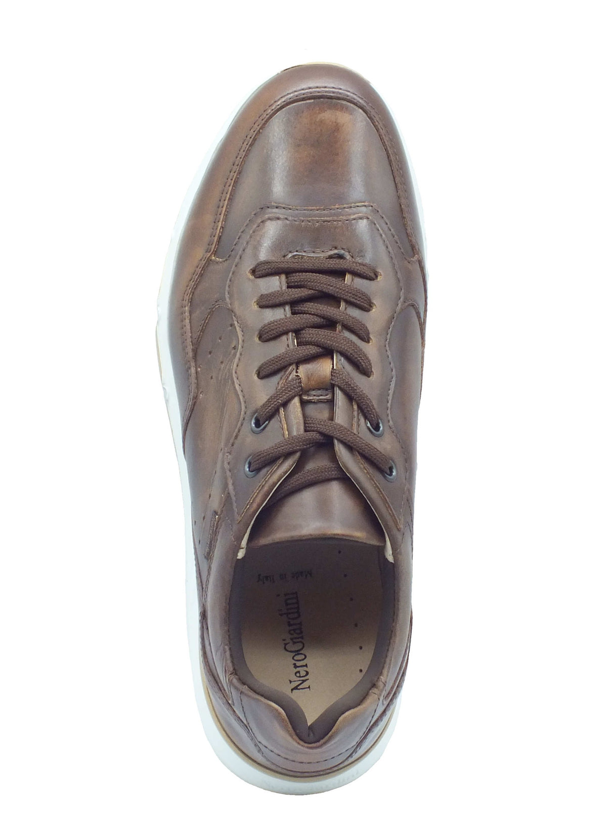 Nero Giardini Nero Giardini Scarpe Uomo E500640U Delavato Beige pelle marrone Beige