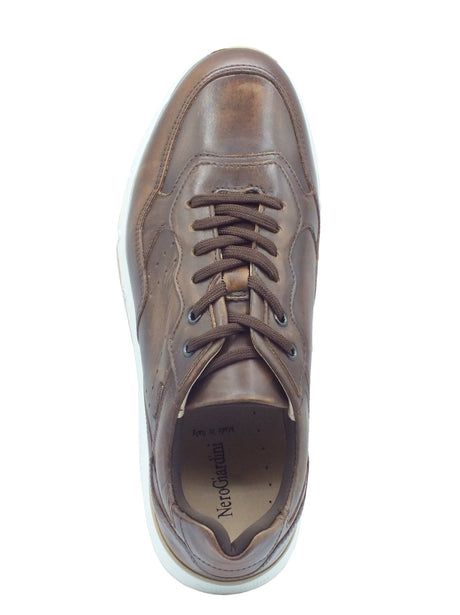 Nero Giardini Nero Giardini Scarpe Uomo E500640U Delavato Beige pelle marrone Beige