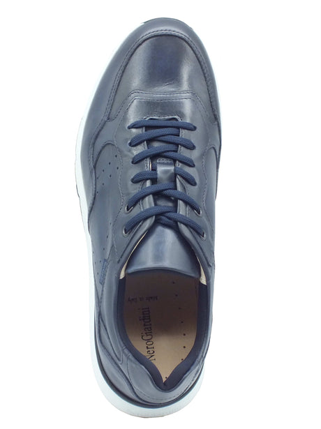 Nero Giardini Nero Giardini Scarpe Uomo E500640U Delavato Incanto pelle blu blu