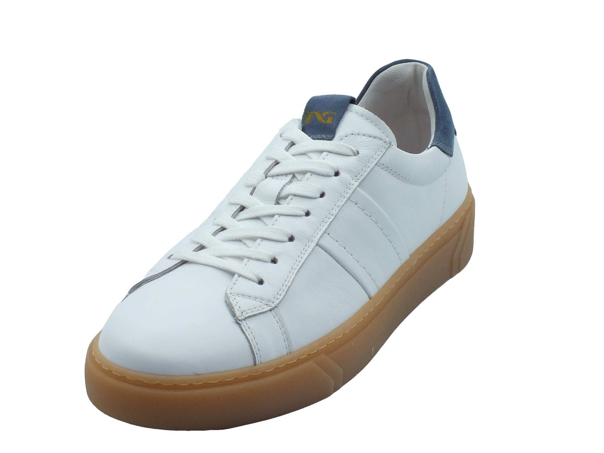 Nero Giardini Nero Giardini Sportive Uomo E500695U Cile Velour Bianco pelle bianco Bianco