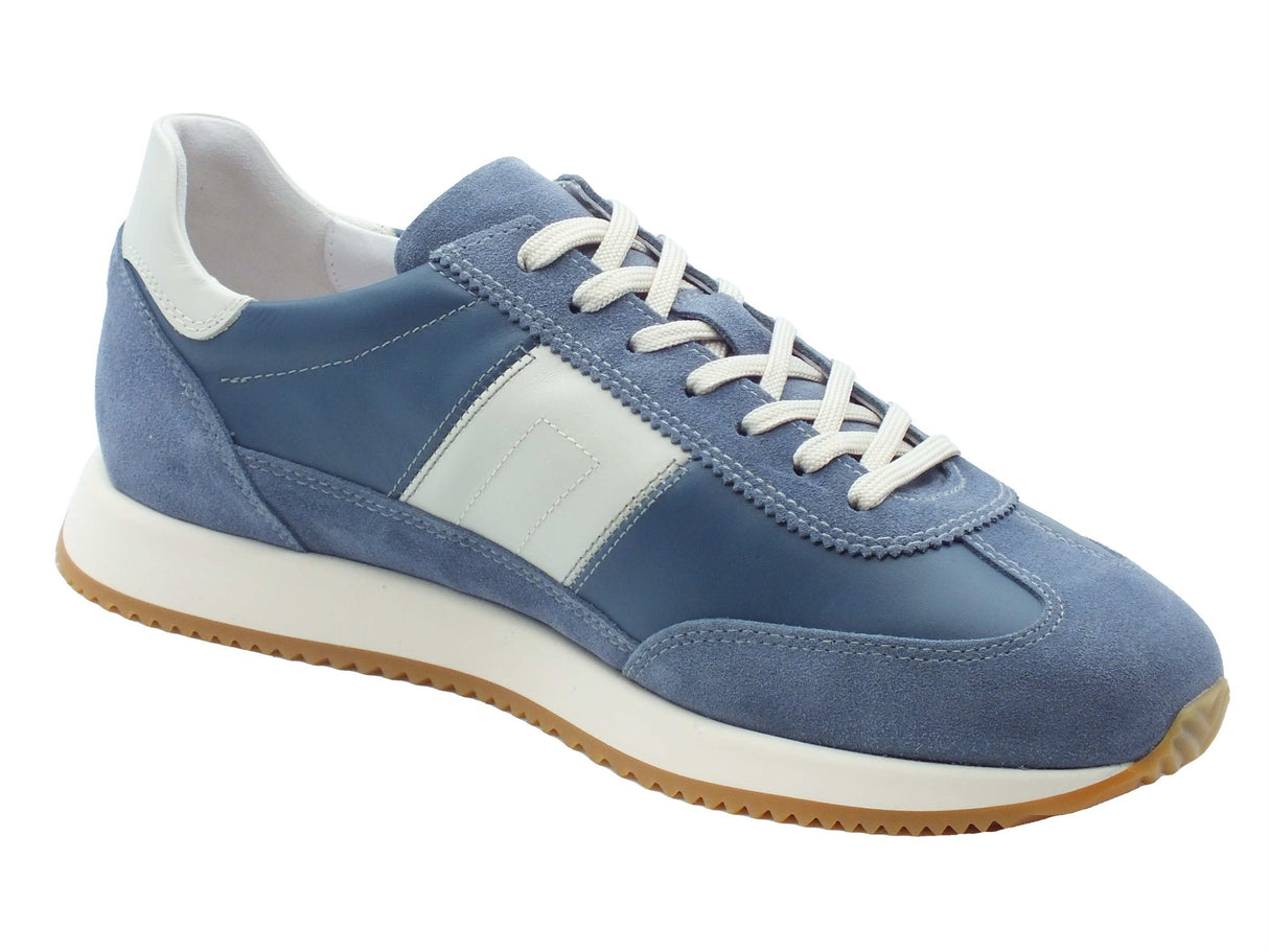 Nero Giardini Nero Giardini Sportive Uomo E601110U Velour Sauvage Avio pelle blu Avio