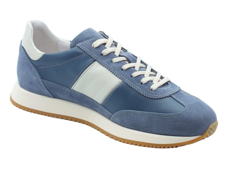 Nero Giardini Nero Giardini Sportive Uomo E601110U Velour Sauvage Avio pelle blu Avio