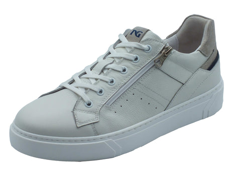 Nero Giardini Nero Giardini Scarpe Uomo E601130U Dollarino Bianco pelle bianco Bianco