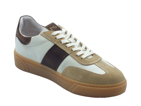 Nero Giardini Nero Giardini Sportive Uomo E601140U Velour nudo Sparta osso pelle beige Velour nudo