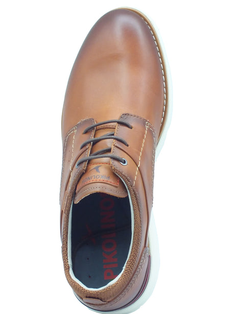 Pikolinos Pikolinos Scarpe Uomo Manacor M1A-4276C1 Brandy pelle marrone Brandy