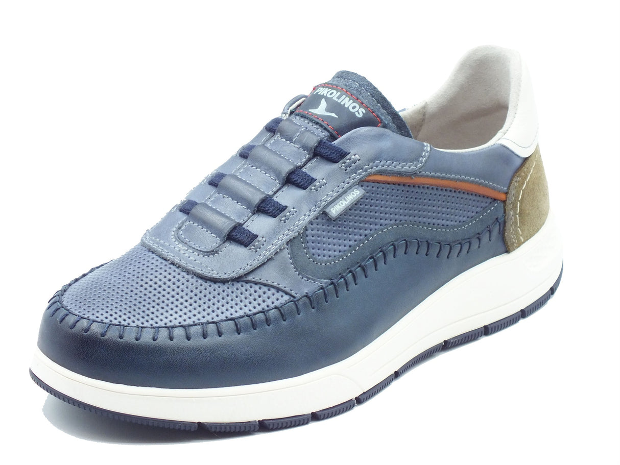 Pikolinos Pikolinos Scarpe Uomo Salamanca M7W-6423C1 Blue pelle blu Blue